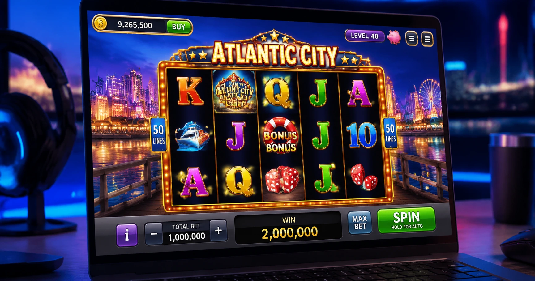 Giới Thiệu Về Atlantic City Slots Online