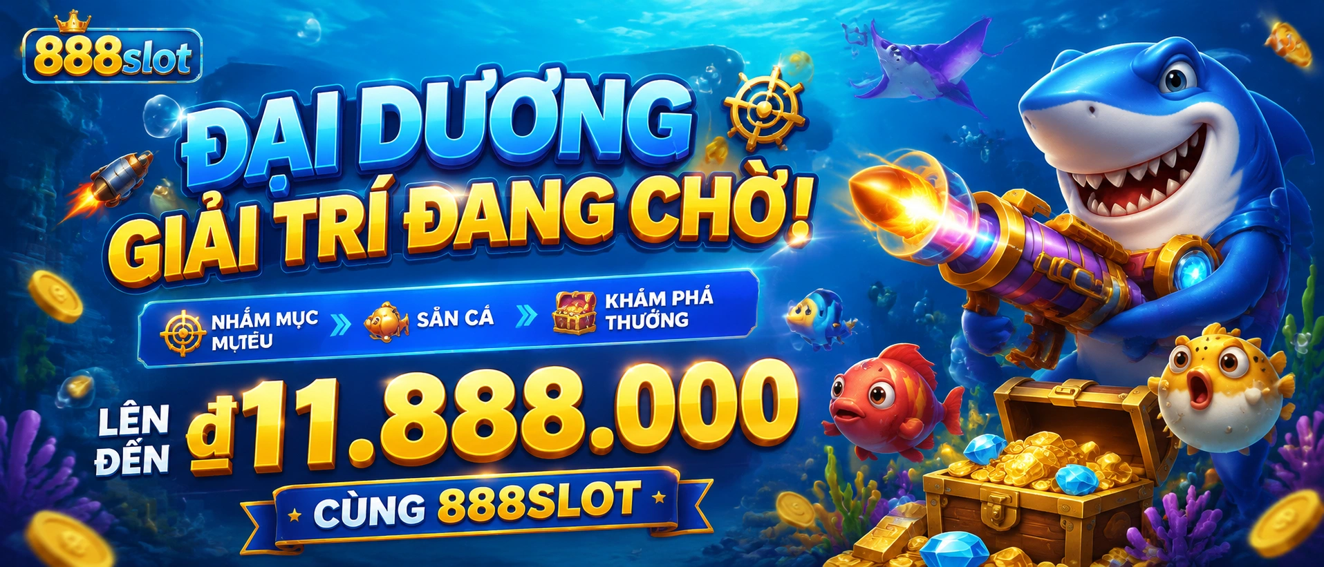 Bắn Cá | Game mobile tải nhẹ, vào bàn nhanh tại 888slot