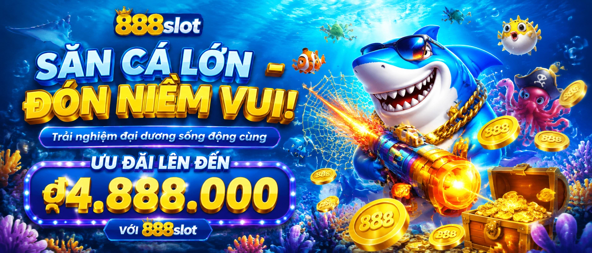 Bắn Cá | Game mobile tải nhẹ, vào bàn nhanh tại 888slot
