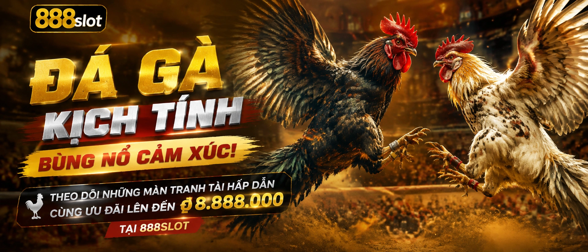 Đá Gà 888slot | Phòng live nhẹ, vào nhanh trên mobile